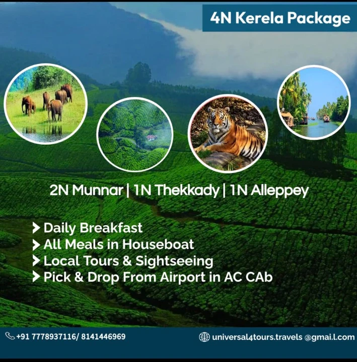 Kerala Package trip poster