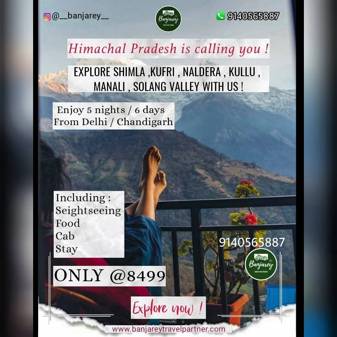 Shimla Manali Honeymoon package trip poster