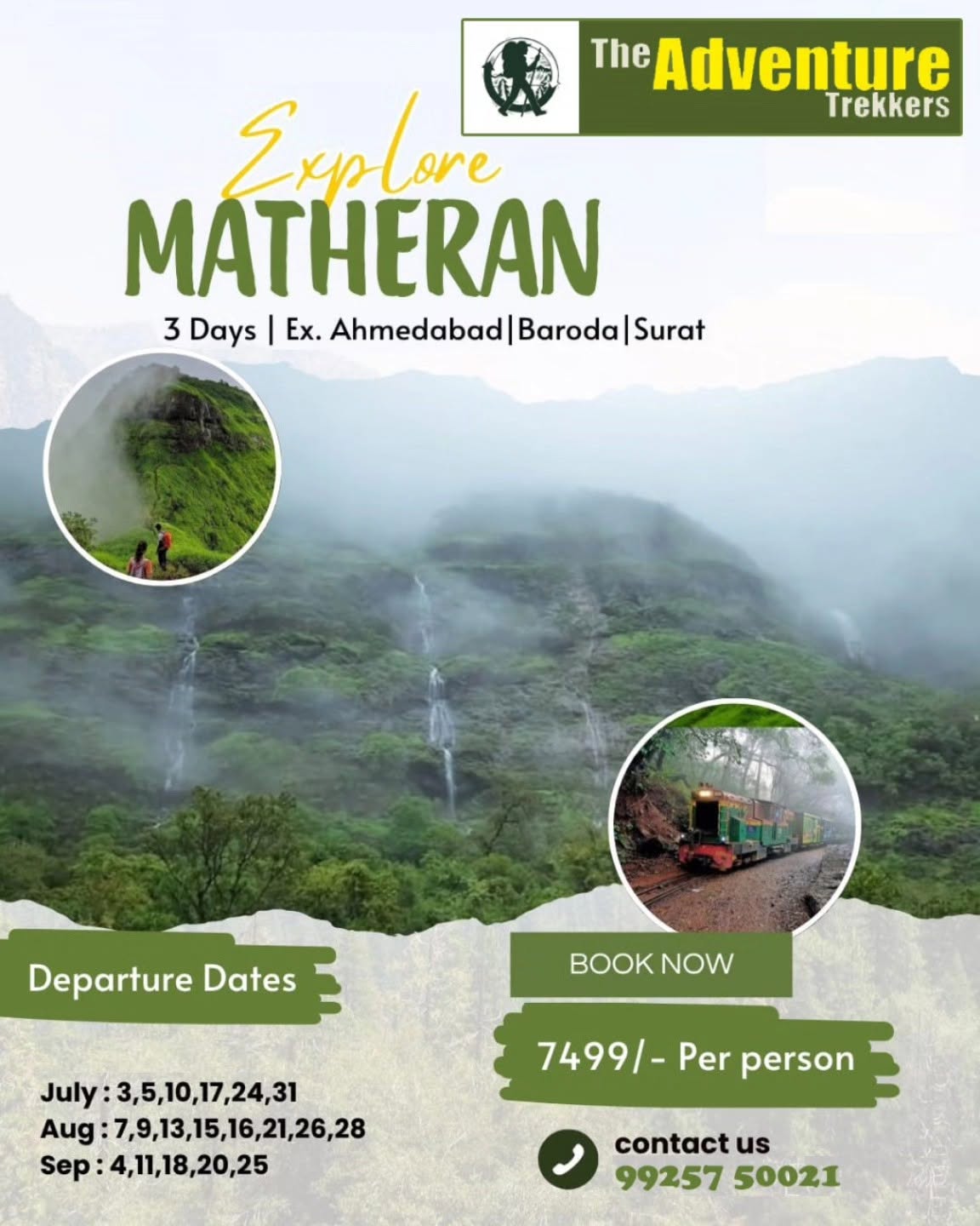 Explore Matheran trip poster