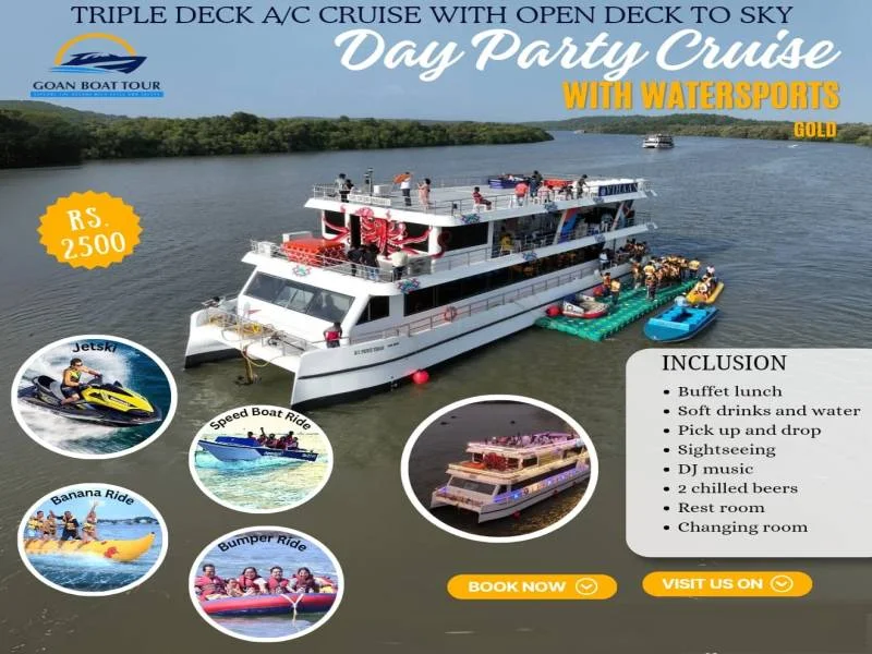 Day Party Cruise With Watersports Gold Tour trip poster
