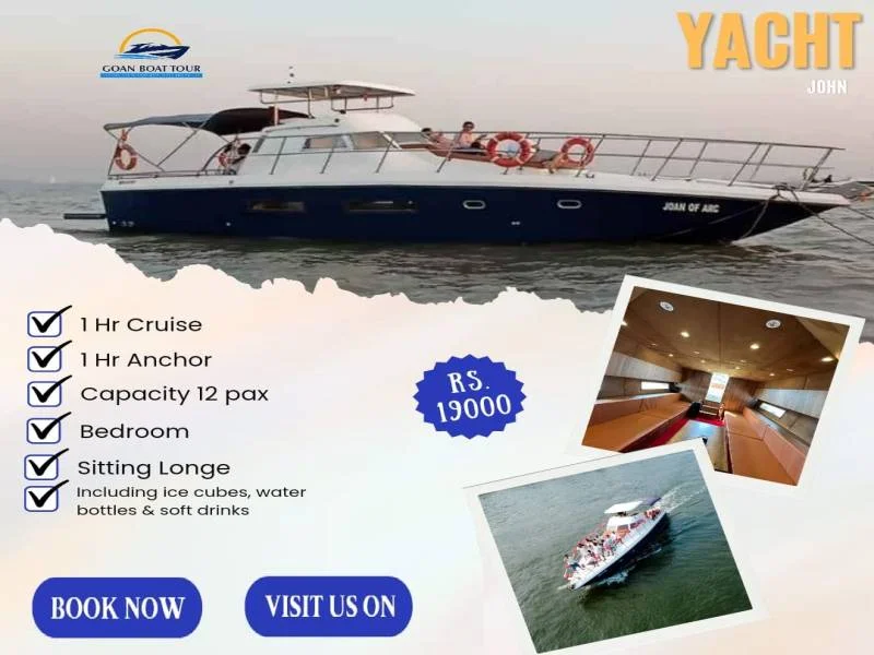 One Day Goa - John Yacht Package trip poster